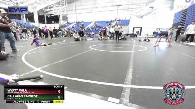 130 lbs Placement (4 Team) - Wyatt Avila, Untouchables Purple vs Callahan Earnest, SEK Elite