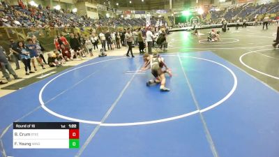 120 lbs Round Of 16 - Finn Young, Windsor Middle School vs Braydden Crum, Steel City Reloaded