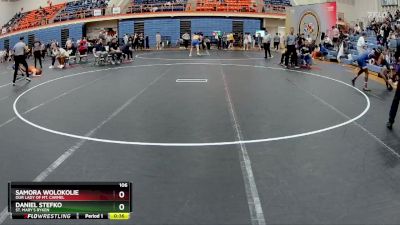 106 lbs Cons. Round 3 - Samora Wolokolie, Our Lady Of Mt. Carmel vs Daniel Stefko, St. Mary`s Ryken