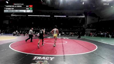 138 lbs Quarterfinal - Carter De La Cerna, Sutter vs Ayden Yip, Ponderosa