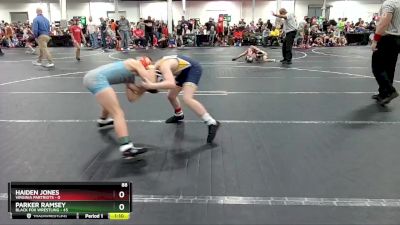 88 lbs Round 2 (8 Team) - Parker Ramsey, Black Fox Wrestling vs Haiden Jones, Virginia Partriots