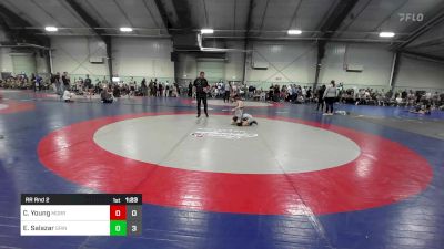 76 lbs Rr Rnd 2 - Caden Young, Morris Fitness Wrestling Club - (A) vs Emmanuel Salazar, Grindhouse Wrestling