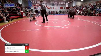 52-55 lbs Rr Rnd 3 - Jack Clover, Miami vs Adley Cunningham, Bartlesville Wrestling Club