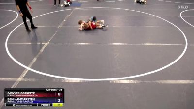 78 lbs Cons. Round 1 - Sawyer Bessette, Pursuit Wrestling Minnesota vs Ben Hammarsten, Pinnacle Wrestling Club