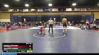 120 lbs Cons. Round 4 - Brandon Hansen, Valley vs Johnny Escalera, Northglenn