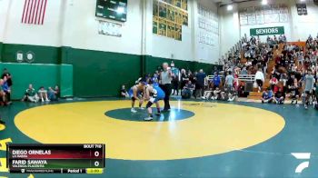 170 lbs Semifinal - Diego Ornelas, La Habra vs Farid Sawaya, Valencia Placentia