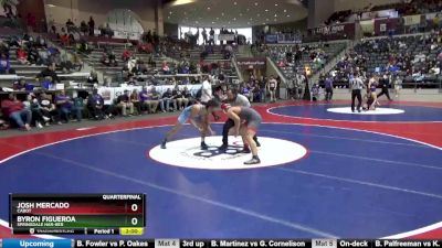 6A 165 lbs Quarterfinal - Josh Mercado, Cabot vs Byron Figueroa, Springdale Har-Ber