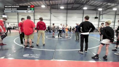 180 lbs Rr Rnd 2 - Mason Masters, Indiana Outlaws Gold - MS vs Parker Shifflett, 84 Athletes - MS