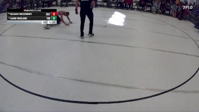 123 lbs Semifinal - Liam Moline, The Best Wrestler vs Elijah McCrery, Nebraska Wrestling Academy