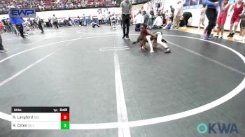 61 lbs Quarterfinal - Roselyn Langford, Norman Grappling Club vs Reginald Cates, Carl Albert