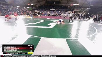 92 lbs 2nd Place Match - Gideon Jordan, CNWC Concede Nothing Wrestling Club vs Landon Glahn, Ellensburg Wrestling Club