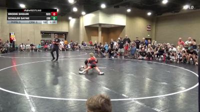 55 lbs Round 2 (8 Team) - Schuler Sayne, Crossroads Wrestling vs Brodie Shuler, Panhandle Pittbulls