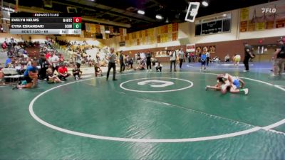 69 lbs 1st Place Match - Cyra Eskandari, So Cal Hammers Wrestling vs Evelyn Nelms, MTC - MANTANONA TRAINING CENTE