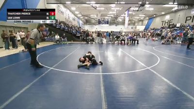 64 lbs Cons. Round 2 - Thatcher Pierce, Sanderson Wrestling Academy vs Ian Lowe, Ridgeline Riverhawks