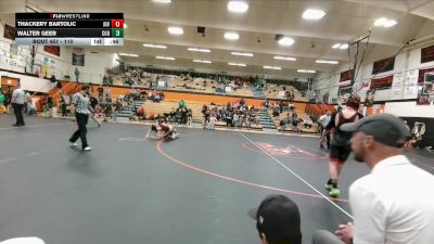 110 lbs 3rd Place Match - Thackery Bartolic, Riverton Middle School vs Walter Geer, Cody Middle School