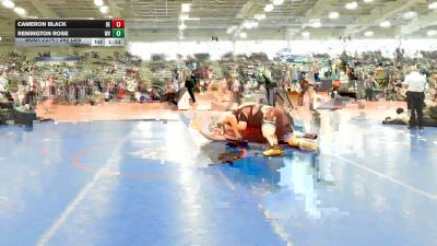 285 lbs Round Of 64 - Cameron Black, DE vs Remington Rose, WV