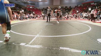 92 lbs Consolation - EJ Turner, HURRICANE WRESTLING ACADEMY vs Ean Howard, Vinita Kids Wrestling