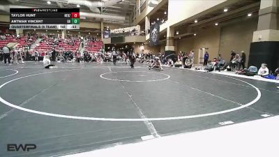 96 lbs Quarterfinals (8 Team) - Antwan Vincent, Greater Heights vs Taylor Hunt, Nebraska Boyz