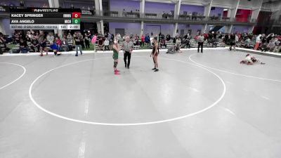 JR GIRLS HARDLUCK - 143.8-144.6 Champ. Round 2 - Aryana Roberts, Belton High School Wrestling vs Riley Erickson, Colorado