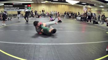 62 lbs Round Of 16 - Olivia Rios, Badboy Wrestling vs Joshua Woolley Jr, Poway Elite