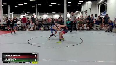 84 lbs Round 1 (4 Team) - Kamdyn Weiman, PA Alliance vs J.J. Haddock, Dirty Jersey