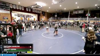 106 lbs Cons. Round 3 - Matthew Hamilton, Post Falls vs Wesley Leeper, Kelso