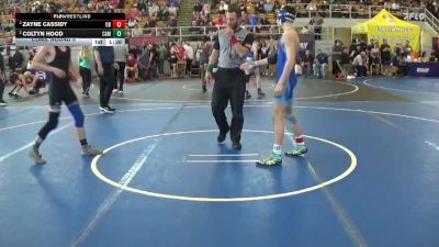 122 lbs Cons. Round 5 - Coltyn Hood, Cambridge vs Zayne Cassidy, Olentangy Berlin