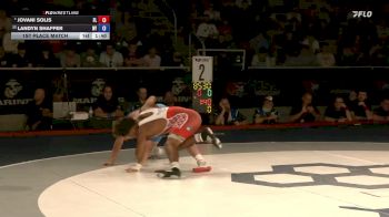 138 lbs 1st Place Match - Jovani Solis, FL vs Landyn Shaffer, NY