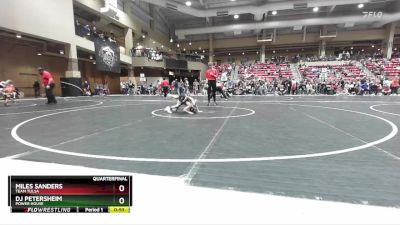 46 lbs Quarterfinal - Dj Petersheim, Power House vs Miles Sanders, Team Tulsa