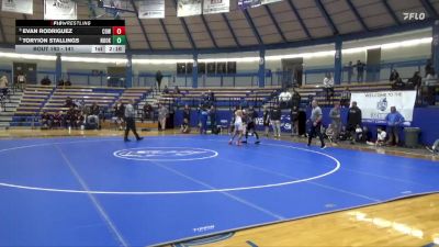 141 lbs 1st Place Match - Toryion Stallings, Northeast Oklahoma vs Evan Rodriguez, Cowley College