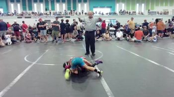 56 lbs Round 3 (8 Team) - Mia Barro, U2 Upstate Uprising Gold vs Luke Blair, Florida Scorpions Black