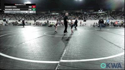60 lbs Consi Of 8 #1 - Chance Chill, Perry Wrestling Club vs Boomer Stevens, Coweta Tiger Wrestling