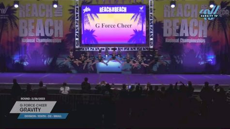 G Force Cheer - Gravity [2023 L1 Youth - D2 - Small 3/26/2023] 2023 ACDA Reach the Beach Grand Nationals - DI/DII