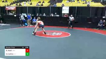 126 lbs Quarterfinal - Brayden Abell, Unattached 64 vs Brady Collins, Unattached 130