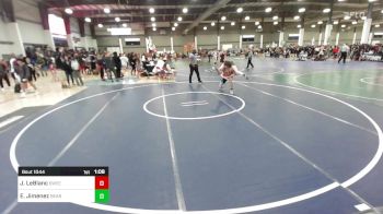 144 lbs Semifinal - Jeremy LeBlanc, Sweetland Misfits vs Edgar Jimenez, Bear WC