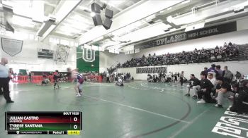 175 lbs Cons. Round 7 - Julian Castro, La Quinta vs Tyrese Santana, Schurr