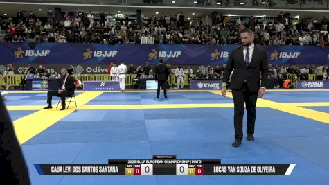 Lucas Yan Souza De Oliveira vs Cauã Levi Dos Santos Santana 2026 European Jiu-Jitsu IBJJF Championship