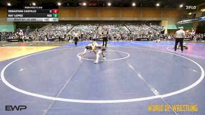 61 lbs Consi Of 8 #1 - Sebastian Castillo, Takedown Elite vs Ray Lopez, Pounders WC