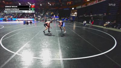 174 lbs Round Of 32 - Lennox Wolak, Virginia Tech vs Sabino Portella, North Carolina