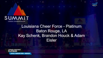 Louisiana Cheer Force - Platinum [2025 L5 Senior Coed - Medium Semis] 2025 The Summit