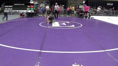 91 lbs Consi Of 8 #2 - Cale Witt, Lehighton vs Lee Delia, Wantage