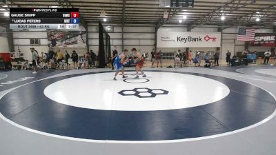63 kg Cons. Semis - Gauge Shipp, Blue & Gold Wrestling Club vs Lucas Peters, Indiana RTC