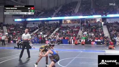 79 lbs Cons. Round 1 - Beau Baxter, Andover vs Jackson Walthall, Sunflower Kids