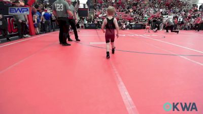 46 lbs Quarterfinal - Kyngzleigh Ballard, Team Conquer Wrestling vs Grant Mullen, Perry Wrestling Academy