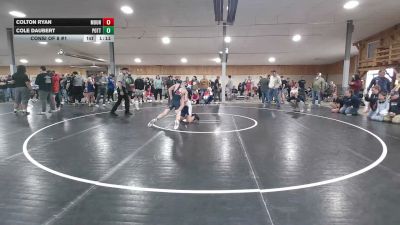125 lbs Consi Of 8 #1 - Colton Ryan, Mount Upton vs Cole Daubert, Pottsville