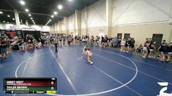 108 lbs Round 1 - Abbey West, Champions Wrestling Club vs Tayler Brown, Warrior Wrestling Club