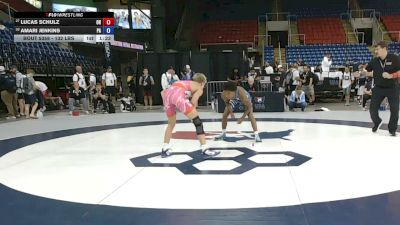 132 lbs Cons. Rd Of 64 - Lucas Schulz, Ohio vs Amari Jenkins, Pennsylvania
