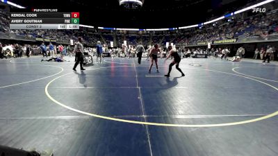 150 lbs Consy 2 - Kendal Cook, Towanda vs Avery Goutman, Pine Richland