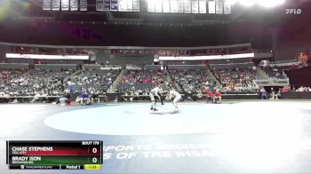 138 lbs Semifinal - Chase Stephens, Tell City vs Brady Ison, Brownsburg