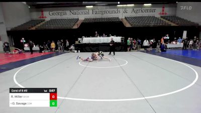 140 lbs Consi Of 8 #2 - Ryan Miller, Georgia vs Owen Savage, Commerce Wrestling Club